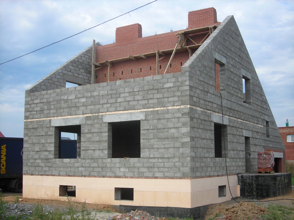 Строительство дома из керамзита